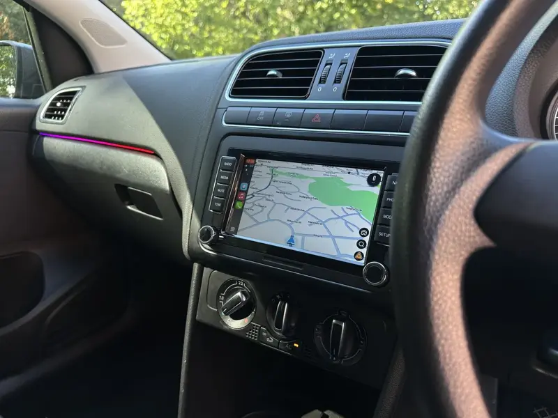Ambient lighting in a different colour across the dashboard