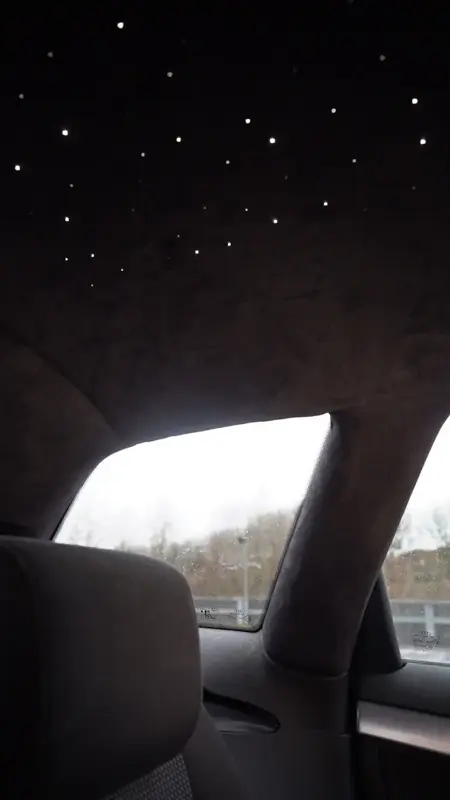 Starlight Cabin, starlight roof by the window