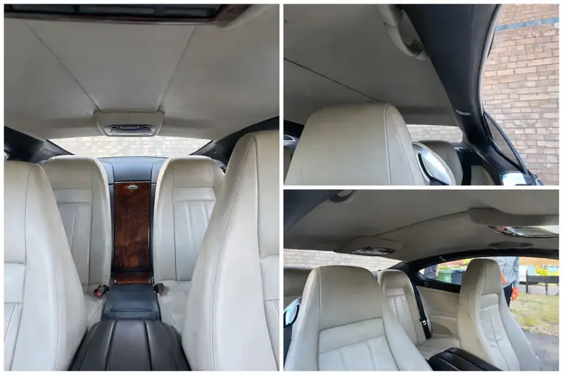 Bentley headliner after repair